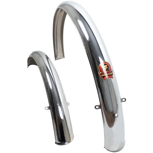 Paralama Aro 26 Tipo Vovô Cromado Romano
