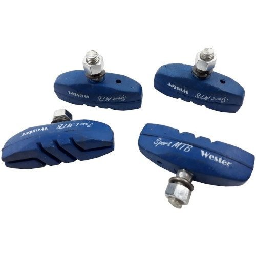 Sapata De Freio Rosca Side Pull Azul Wester