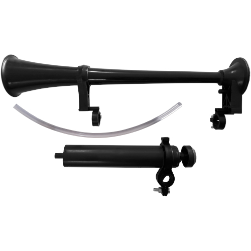 Buzina Corneta Jumbinho C/ Bomba De Ar Preta Araponga