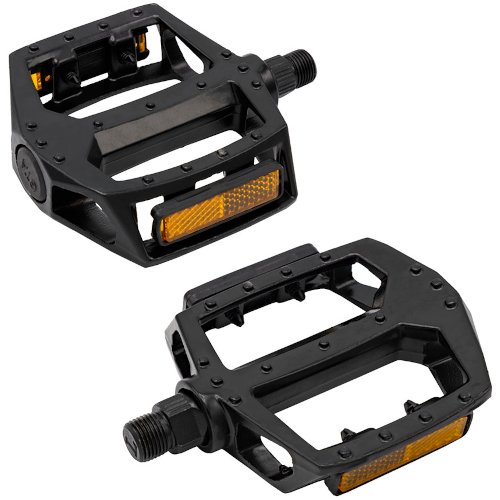 Pedal Plataforma Alumínio Sueco Esferado 804 Preto GTA