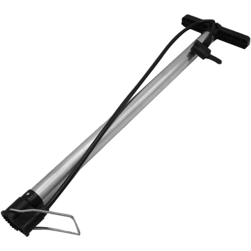 Bomba De Oficina Grande 58cm Alumínio Natural Paco