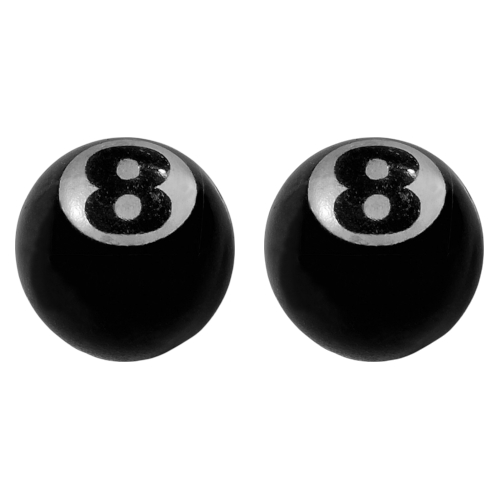 Tampa De Válvula Customizada Bola 8 LittleBoy