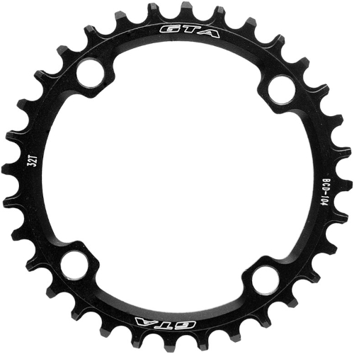 Coroa 32 Dentes 4F BCD 104mm Narrow Wide Alumínio Preta GTA