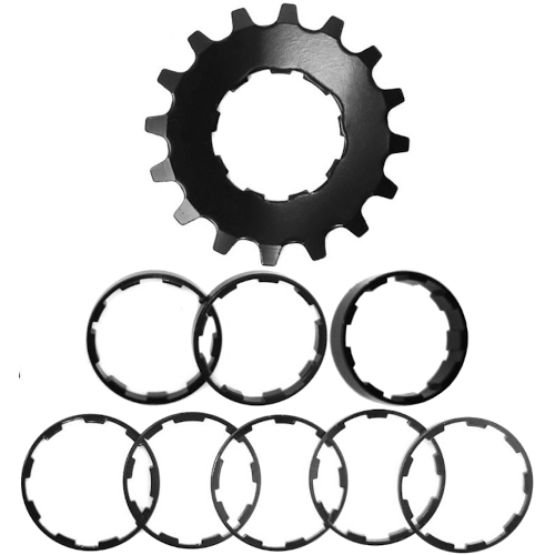 Kit Single Speed 16D Conversor Padrão HG Brutus Preto Absolute