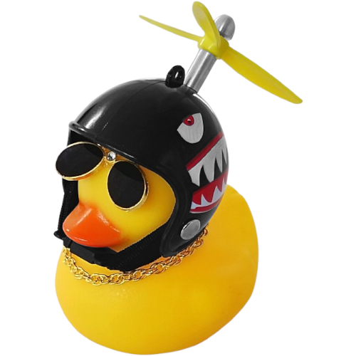 Buzina Pato Com Capacete Tubarão GTA