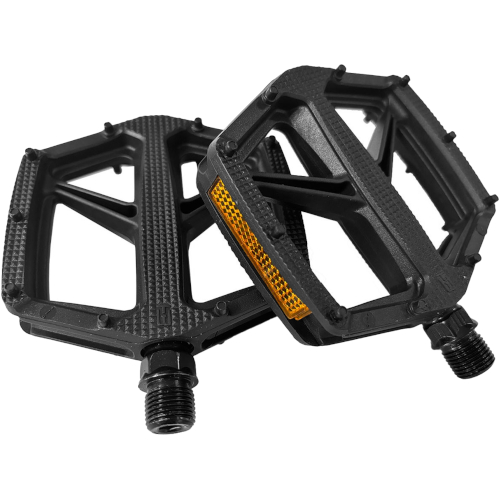 Pedal Plataforma De Nylon Inglês Flat Preto Absolute