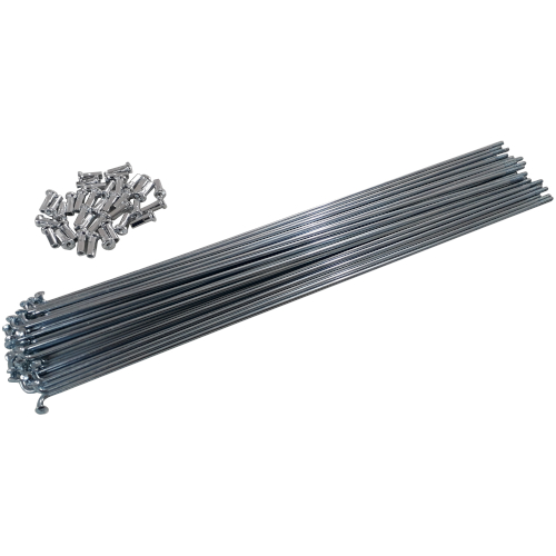 Raio Fino 2.0 x 238mm Com Niples Aço Zincado HWX - 36 Unidades