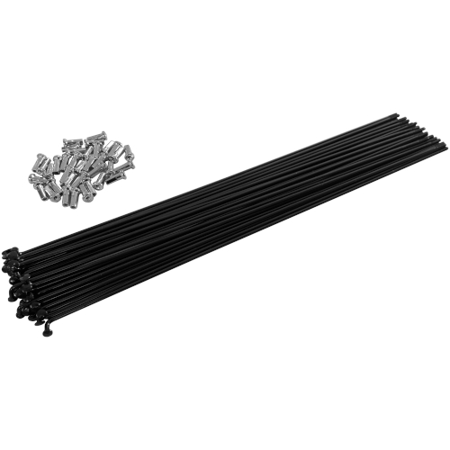 Raio Fino 2.0 x 290mm Com Niples Aço Preto HWX - 36 Unidades