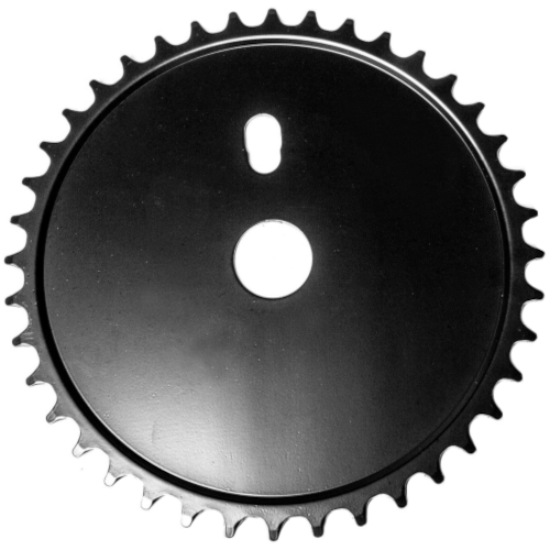 Roda Dentada 40 Dentes Fechada Aço Preto Logan