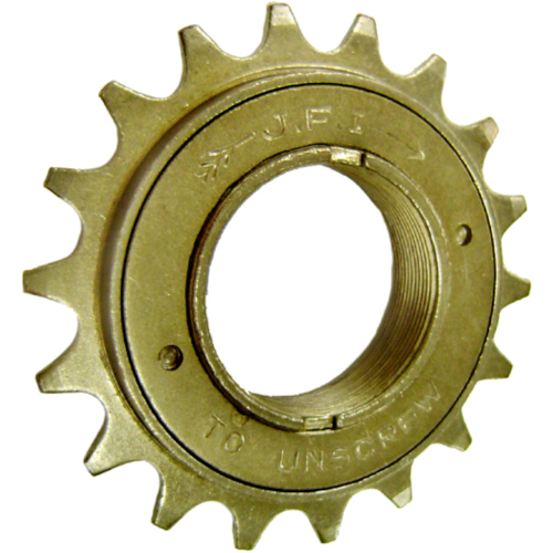Roda Livre 18 Dentes Aço Dourada JFI