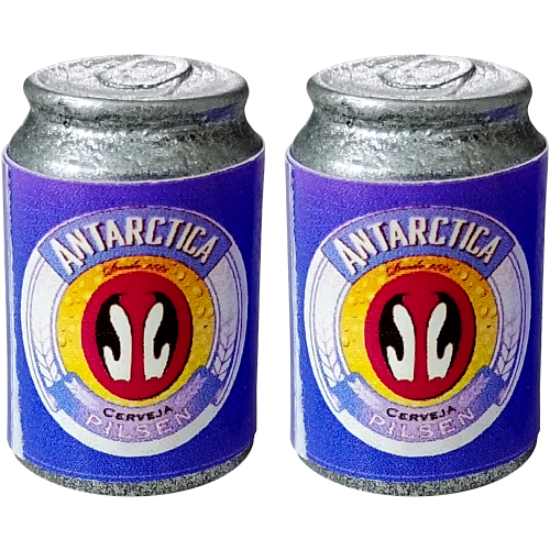 Tampa De Válvula Customizada Lata Cerveja Antarctica LittleBoy
