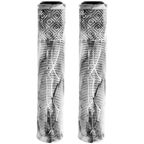 Manopla BMX 3 160mm Branca C/Preto Absolute