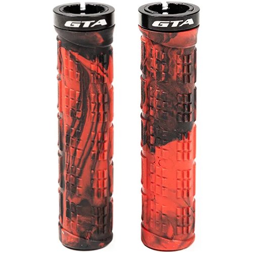 Manopla MTB 135mm Com Trava Vermelho C/Preto GTA