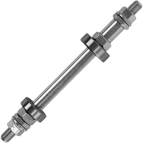 Eixo Traseiro 3/8 175mm 70mm C/Rolamento Prata Pusai
