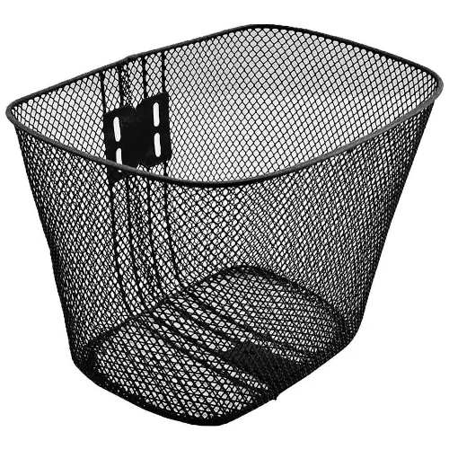 Cesta Dianteira Aro 26 32x23x22cm Preta Importada