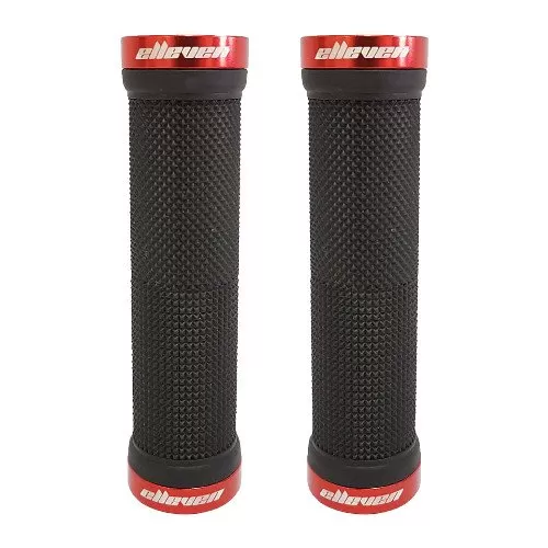 Manopla MTB Com Travas Vermelhas Elleven 1 1184