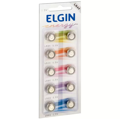 Pilha LR44 AG13 LR1154 1,5v Zinco Elgin - 1 Unidade 1 1024