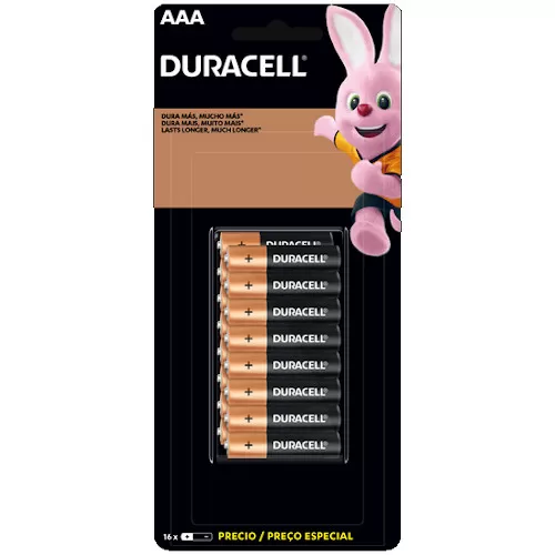 Pilha AAA Alcalina 1,5V Duracell - 1 Unidade