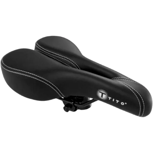 Selim MTB Vazado Pro Bicolor Preto Tito