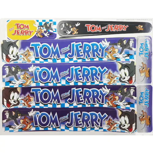 Cartela De Adesivos Infantil Ton and Jerry