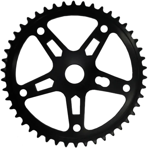 Roda Dentada 46 Dentes Aberta 5F Aço Preto Longheng