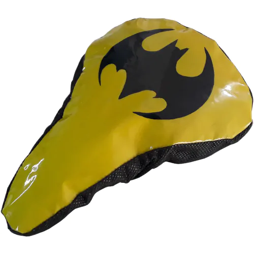 Capa De Selim Infantil C/Espuma Amarela Batman