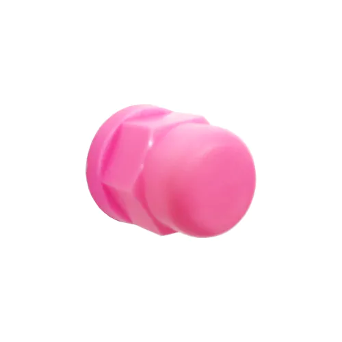 Calota De Porca 14mm De Plástico Rosa - Unidade 1 1883