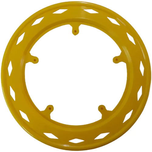 Cobre Corrente Circular 5F P/Roda Dentada 36/40D Losangos Plástico Amarelo M.Frik