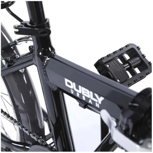 Bicicleta Aro 20 Dobrável Alumínio 6V Dubly Urban Preta Elleven 5