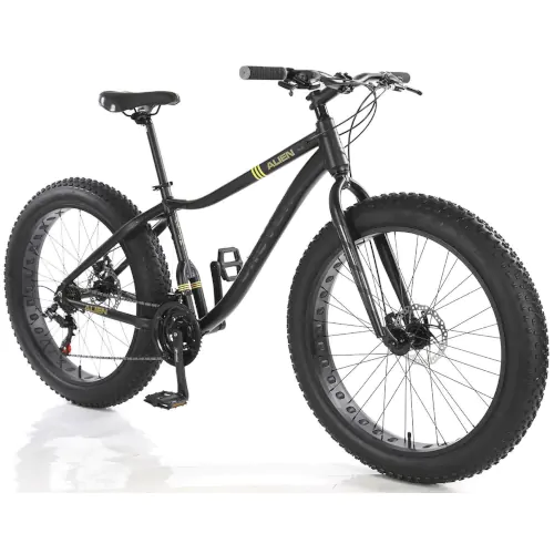 Bicicleta Aro 26 FAT Bike Alien 21V Preta/Cobre Elleven 1