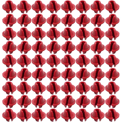 Limpa Raios 72 Peças Plástico Super Luxo Vermelho M.Frik