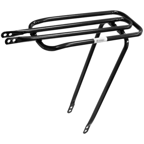 Bagageiro Tubolar Articulado Reto Aço Preto DNZ