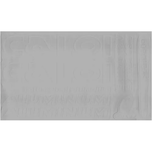 Cartela De Adesivos Aluminum Branco Caloi 1 4080