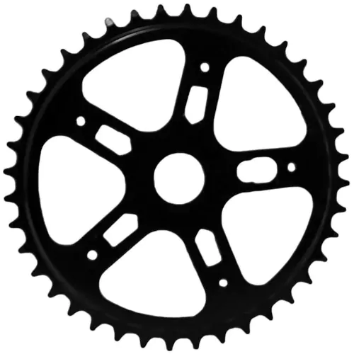 Roda Dentada 40 Dentes 2mm Aberta 5F Aço Preto Paco