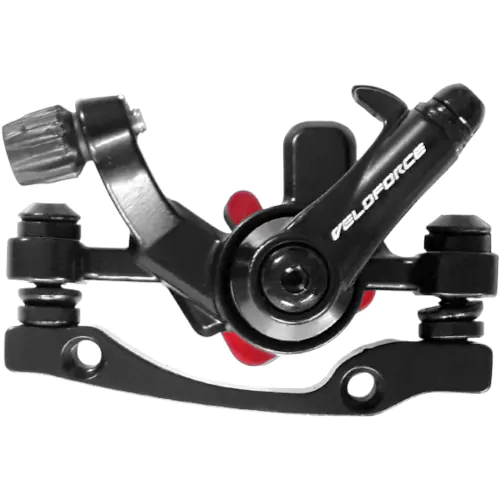 Pinça De Freio Dianteiro Mecânico Past. Retangular Preta Veloforce