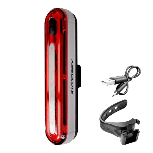 Sinalizador Traseiro USB 100 Lumens 8 Funções Absolute