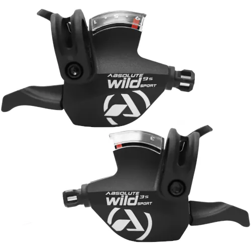 Alavanca De Câmbio Rapid fire S/Maçaneta 27v Wild Sport Preta Absolute