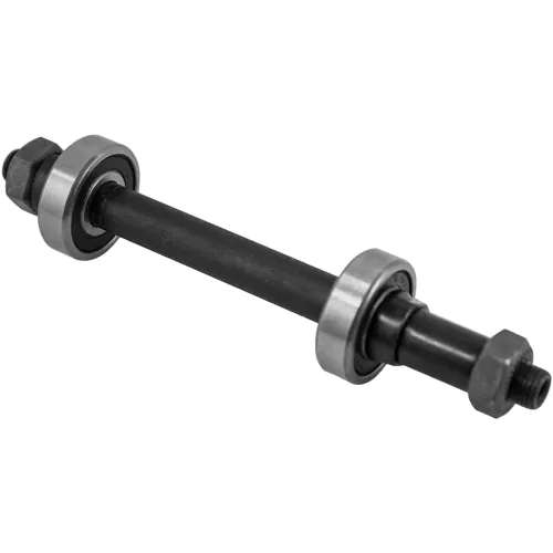 Eixo Traseiro Furado 3/8 145mm 69mm C/Rolamento Preto GTA