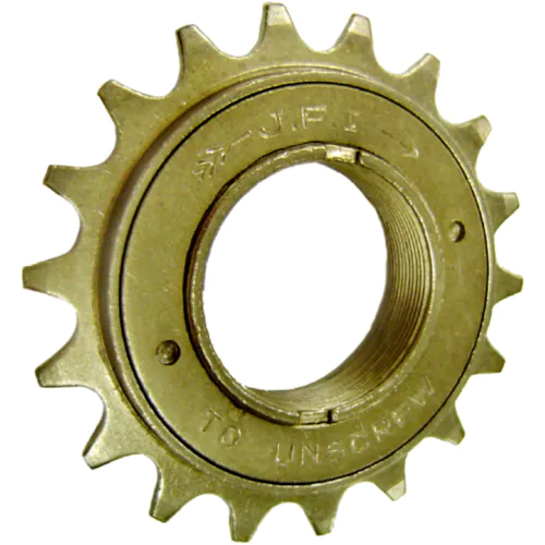 Roda Livre 18 Dentes Aço Dourada JFI