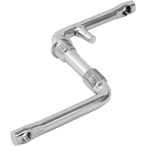 Pedivela Monobloco 114mm 15mm Cromado Paco
